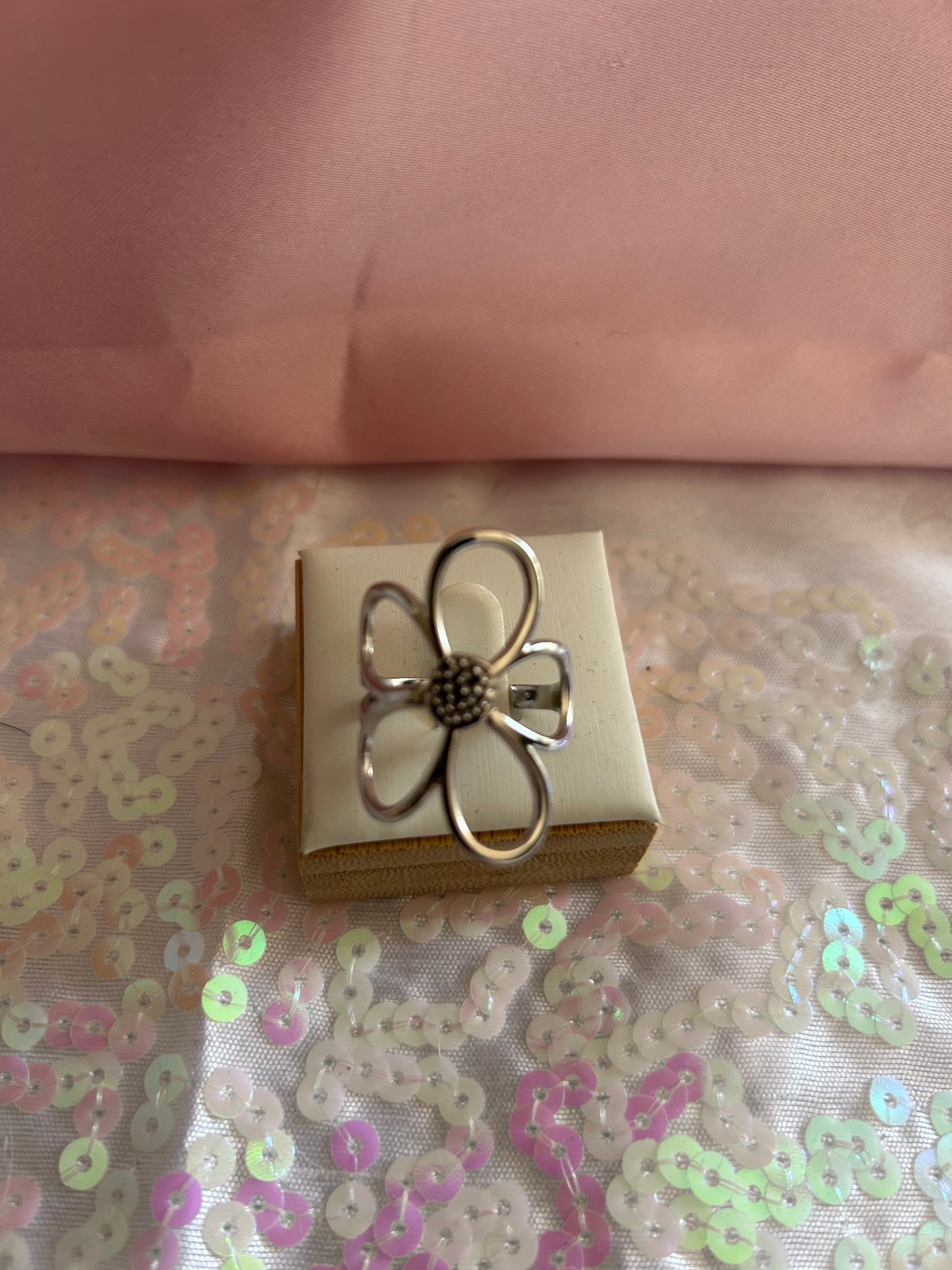Bague ella argenté